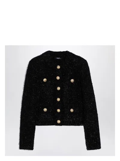 【関税＆送料込み】Balmain Buttoned Maze Tweed Jacket Cloth 関税＆送料込み】Balmain Buttoned Maze Tweed Jacket Cloth