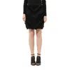 Balmain Women's Chevron Fringed Mini Skirts In Black
