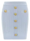 Balmain Women 'chiocciola' Skirt In Blue