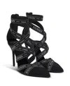 Balmain Couture 95 Ribbon Pumps In Black