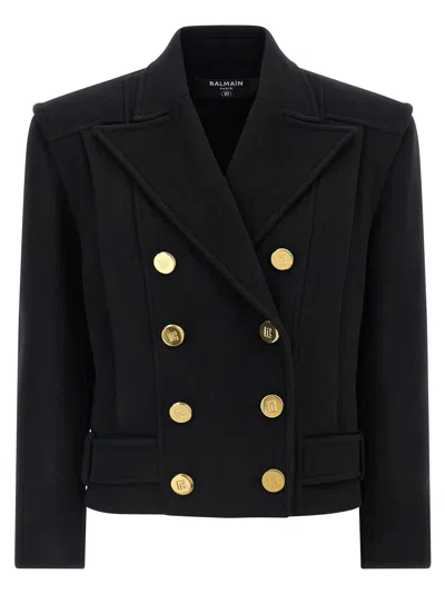 BALMAIN BALMAIN WOMEN DOUBLE-BREASTED COAT