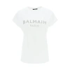 Balmain Women Eco-design T-shirt In White