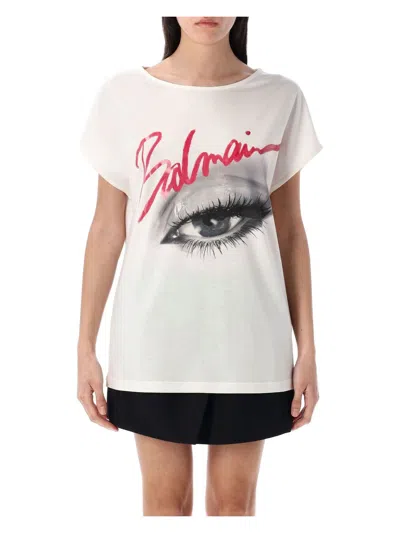BALMAIN WOMEN'S EYE T-SHIRT