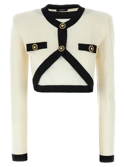 BALMAIN BALMAIN WOMEN 'FILO LEONE CATENA' SWEATER