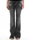 Balmain Women Flared Jeans In Black