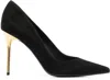 Balmain Pointed-toe Stiletto-heel Pumps In Noir
