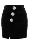Balmain Skirt With Asymmetric Hem And Decorative Buttons