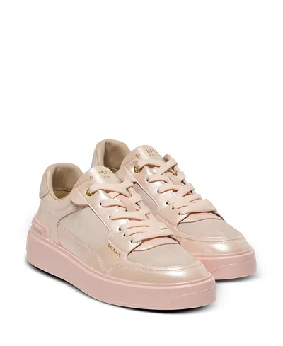 BALMAIN WOMEN'S IRIDESCENT B-COURT FLIP TRAINERS