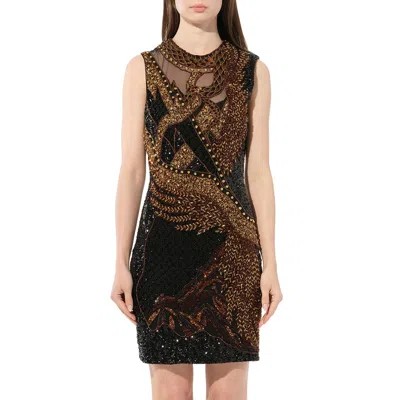 Balmain Women's Knit Dress Const In Multicolor