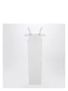 Balmain White Knit Dress With Double Straps