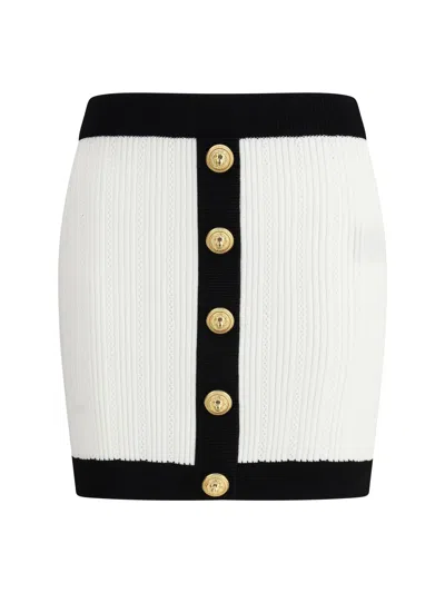 Balmain Women Knit Mini Skirt