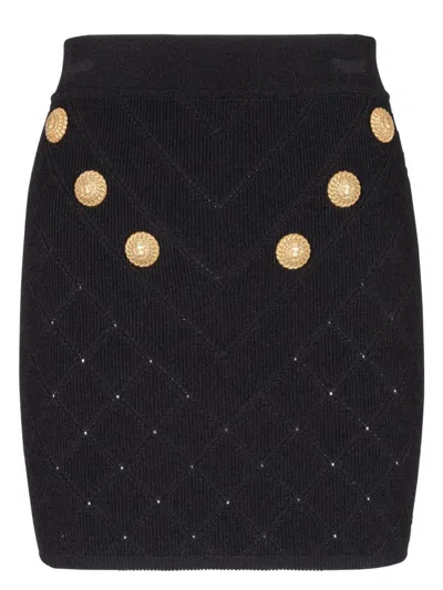 BALMAIN WOMEN'S KNIT SKIRT