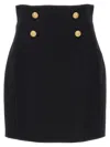 Balmain 4-button Grand De Poudre Mini Skirt