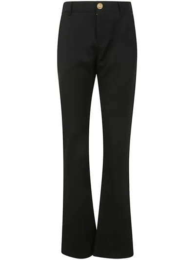 Balmain Women Low Waist Bootcut Pants