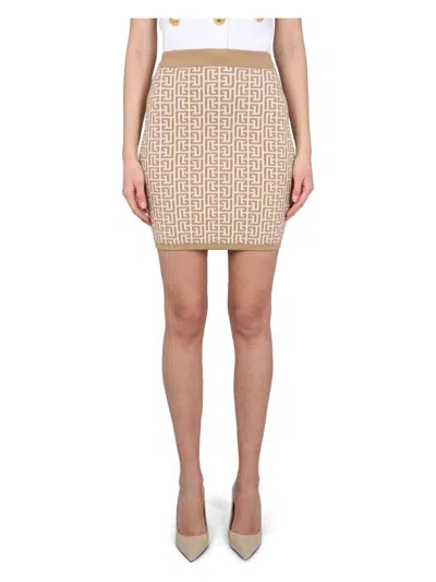 BALMAIN WOMEN'S MINI SKIRT