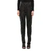 Balmain Women's Pattern Pants In Black