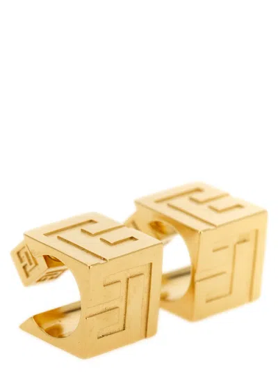 Balmain Pb 3d Earrings In Gold