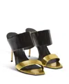 Balmain Black High Heel Mules