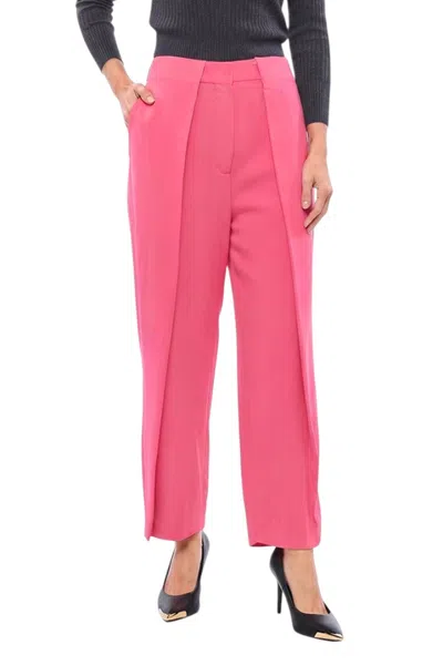 Balmain Women Pink Relaxed Pleated Pants