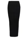 Balmain Ribbed High-waisted Midi Skirt