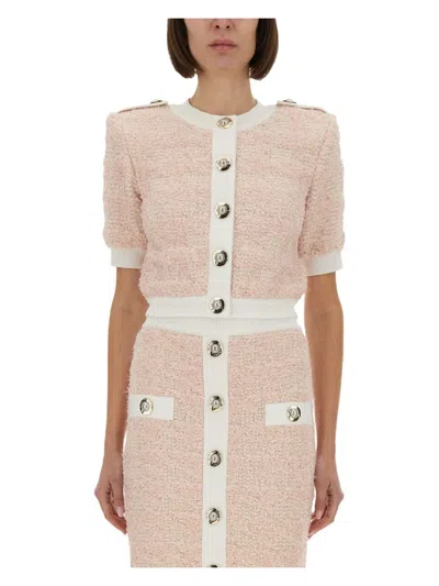 BALMAIN WOMEN'S POLYAMIDE SWEATERS