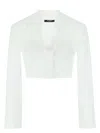 Balmain White Poplin Shirt In White