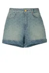 Balmain Women Short In Blue