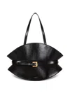 Balmain Medium Shuffle Bag In Black
