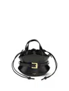 Balmain Women Shuffle Mini Handbag In Black