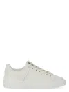 Balmain Leather Court Sneakers For Women In White
