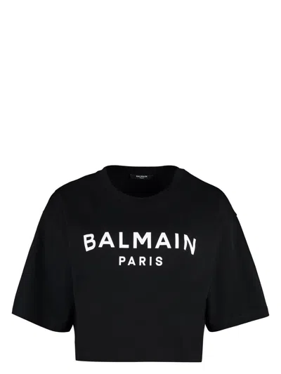 BALMAIN WOMEN'S T-SHIRT WITH LOGO