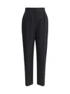 Balmain Cropped Straight-leg Wool Trousers