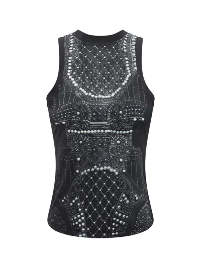 BALMAIN BALMAIN WOMEN TROMPE L'ŒIL TOP