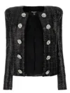 Balmain Sequin-embellished Tweed Jacket