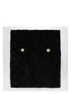 Balmain Black Pencil Mini Skirt With Jewel Buttons