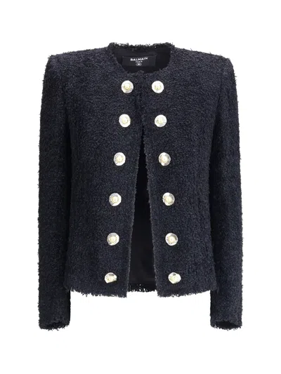 BALMAIN BALMAIN WOMEN TWEED SPENCER JACKET