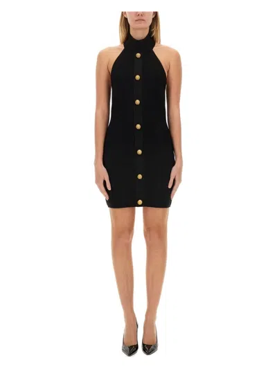 BALMAIN WOMEN'S VICHY MINI DRESS