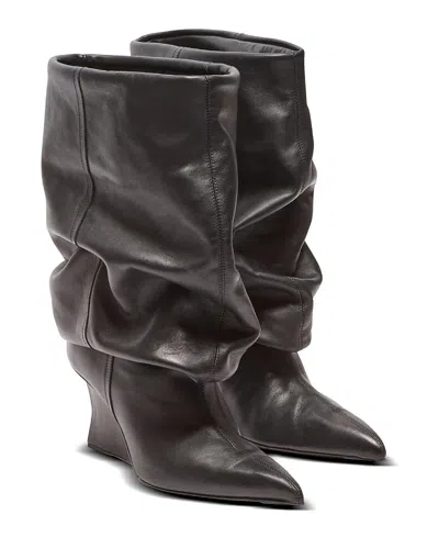 BALMAIN WOMEN'S WEDGE ANKLE BOOTS