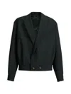 Balmain Wool 2-button Jacket In Black