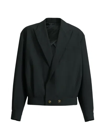 Balmain Wool 2-button Jacket In Black