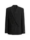 Balmain Wool 2-button Jacket In Black