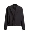 Balmain Wool 2-button Jacket In Black