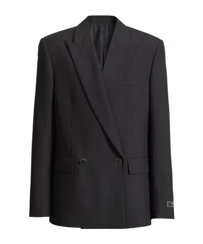 BALMAIN WOOL 2-BUTTON JACKET