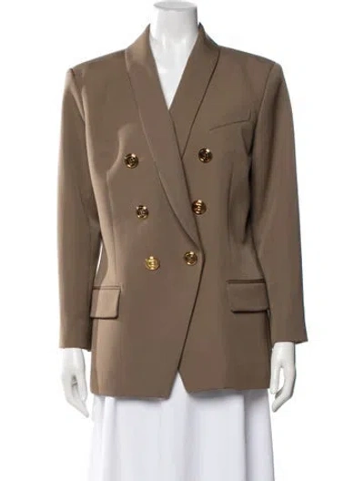Pre-owned Balmain Wool In Black