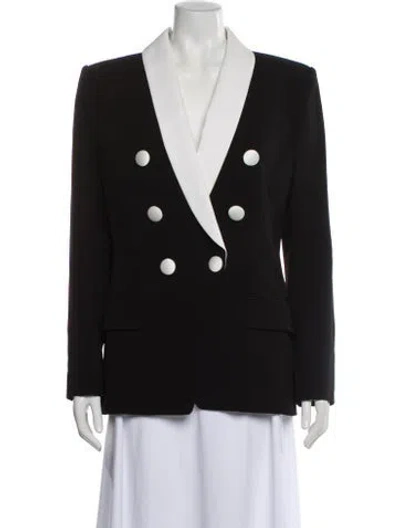 Pre-owned Balmain Wool Blazer In Black