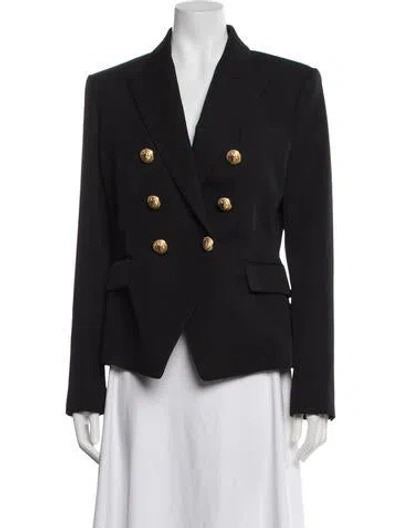 Pre-owned Balmain Wool Blazer In Black