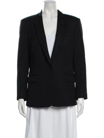 Pre-owned Balmain Wool Blazer In Black