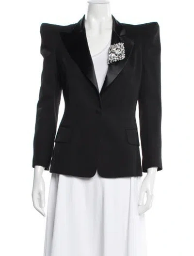 Pre-owned Balmain Wool Blazer In Black