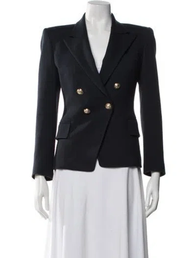 Pre-owned Balmain Wool Blazer In Black