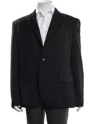 Pre-owned Balmain Wool Blazer In Black